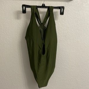 Brand unknown one-piece swim suit